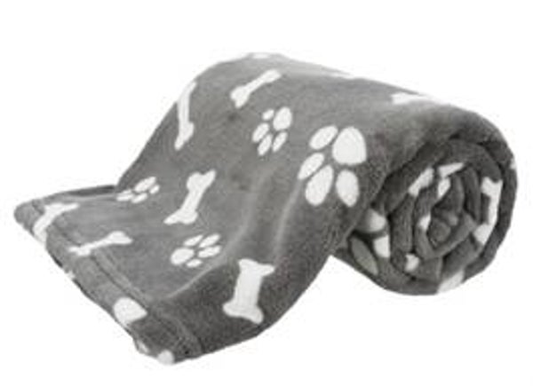 Trixie hondendeken Kenny fleece Pootjes/Botjes