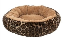 Trixie hondenmand Leo soft rond pluche Panterprint