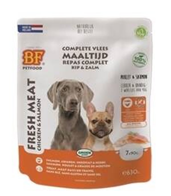 BF Petfood Vleesvoeding zalm worst