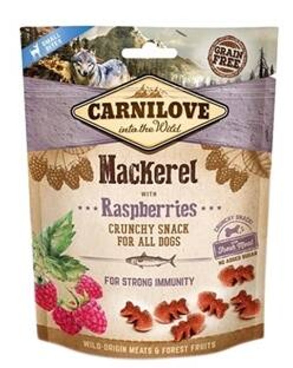 Carnilove crunchy snack Makreel/Framboos