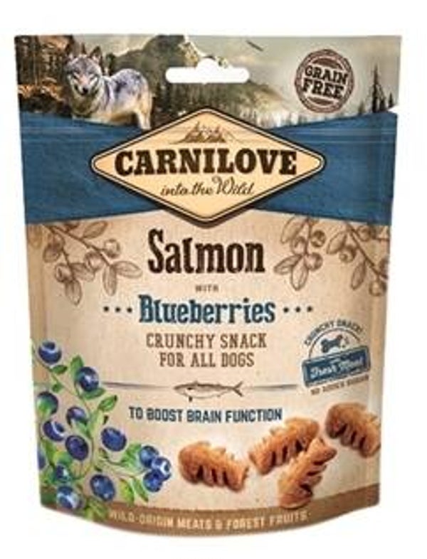 Carnilove crunchy snack Zalm/Blauwe bes