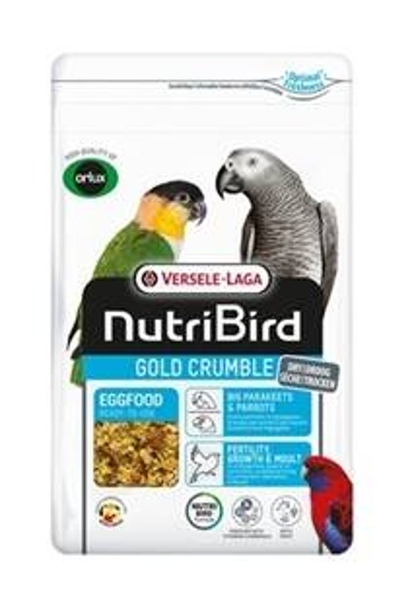 Nutribird Gold Crumble droog eivoer grote Parkieten & Papegaaien