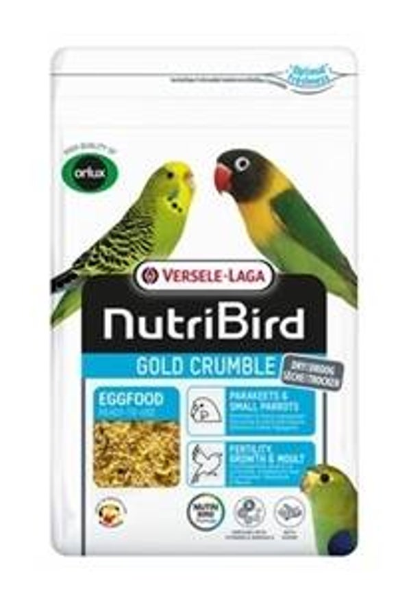 Nutribird Gold Crumble droog eivoer Parkieten & kleine Papegaaien