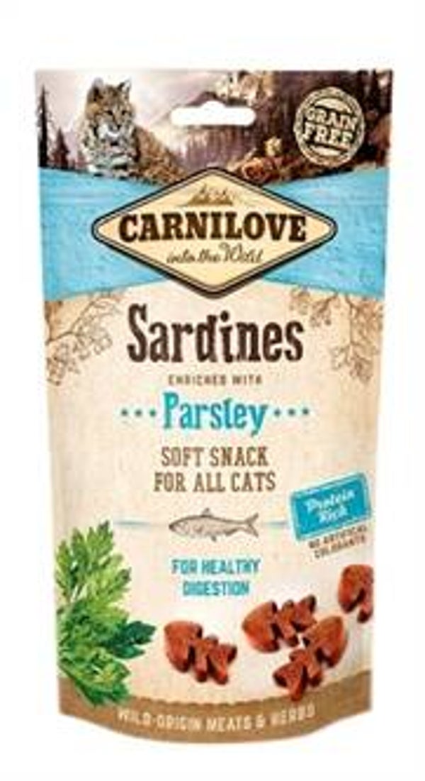 Carnilove Soft Snack Sardines & Peterselie