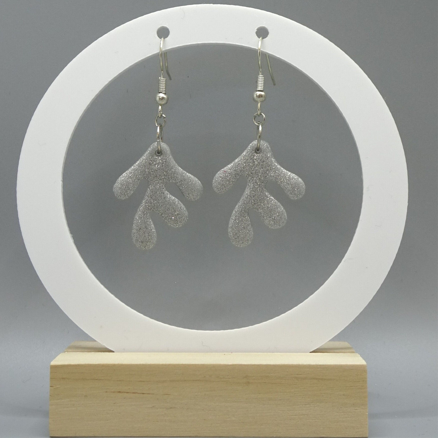 Boucles d'oreilles Matira - Gris clair