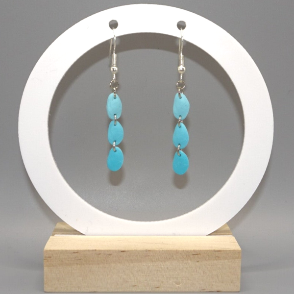 Boucles d'oreilles Maresclé Bleu