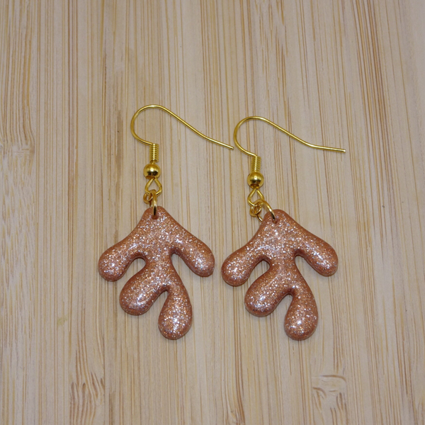 Boucles d'oreilles Matira - Rose orangé