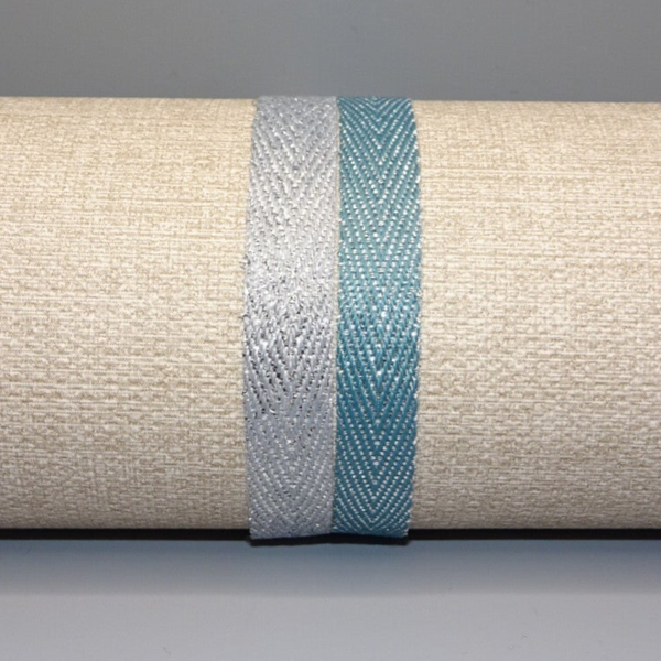 Bracelet Bragg - 2 Rangs - Bleu / Argent