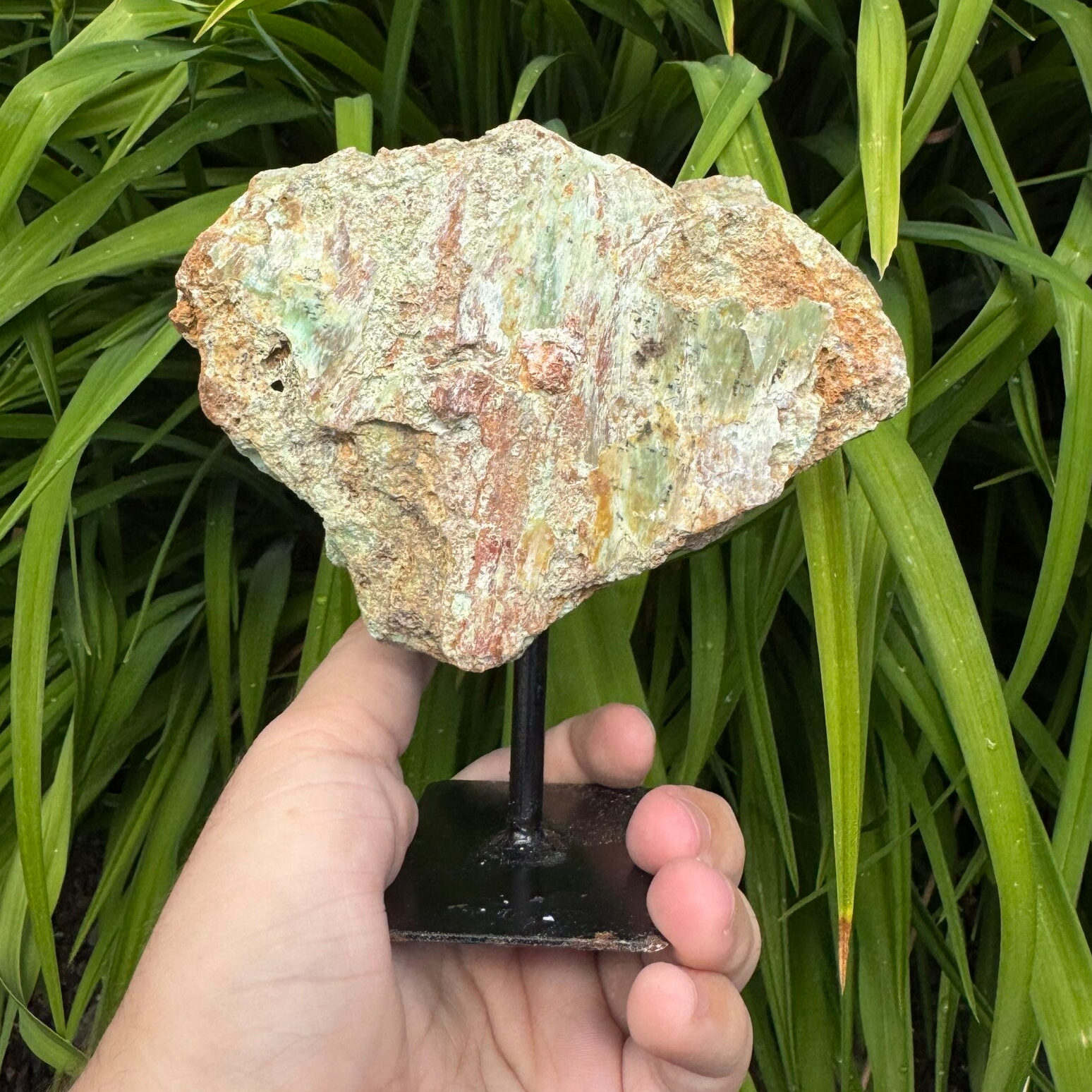 Chrysocolla op standaard