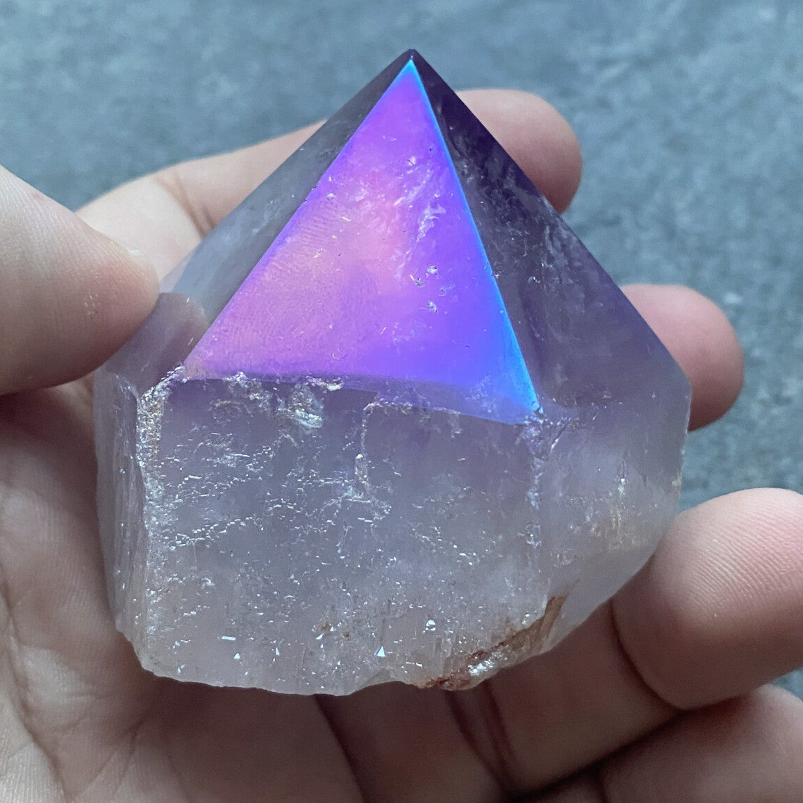 Aura amethist punt klein #9