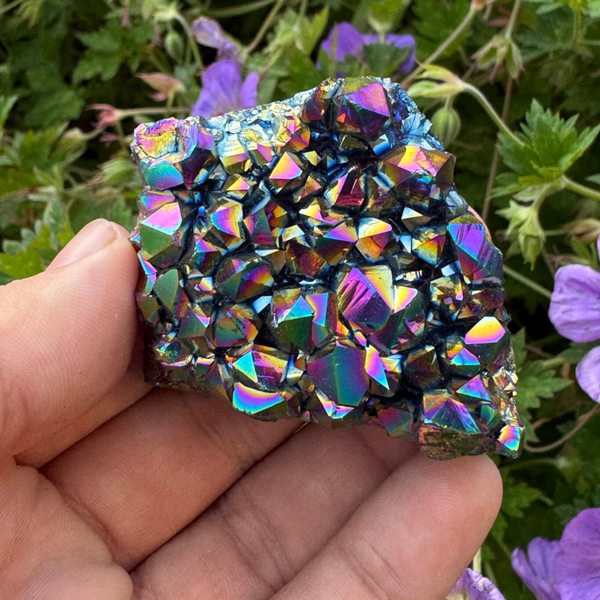 Regenboog titanium kwarts