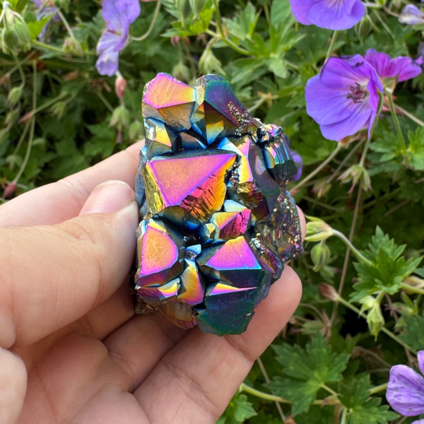 Regenboog titanium kwarts
