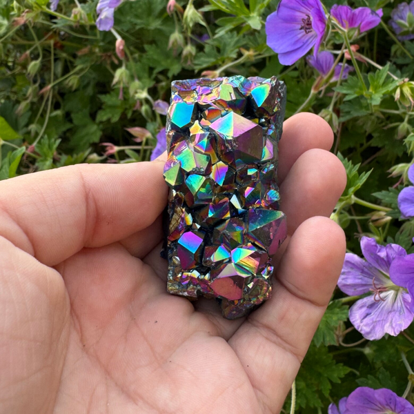 Regenboog titanium kwarts