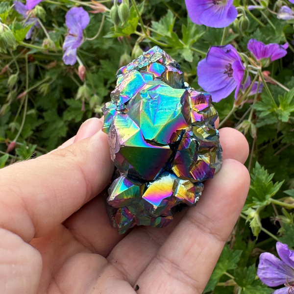 Regenboog titanium kwarts