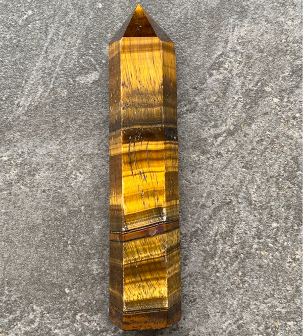 Tijgeroog obelisk groot #4