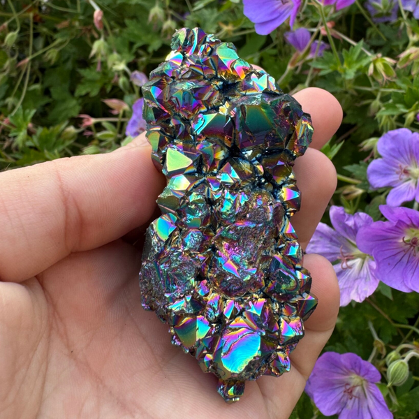 Regenboog titanium kwarts