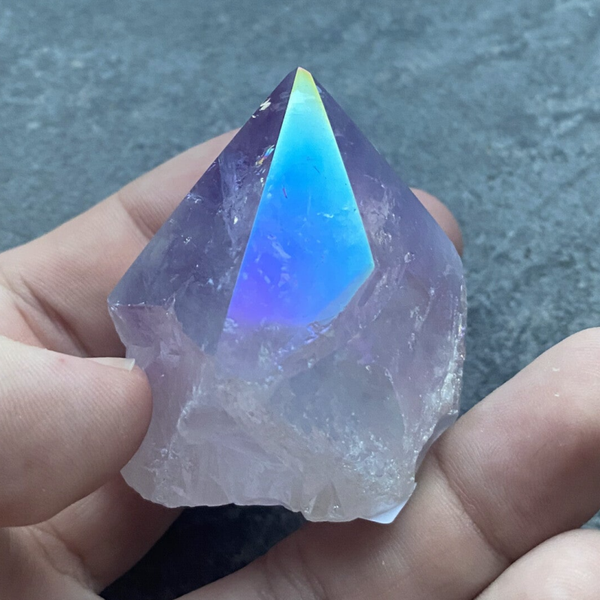 Aura amethist punt klein #5