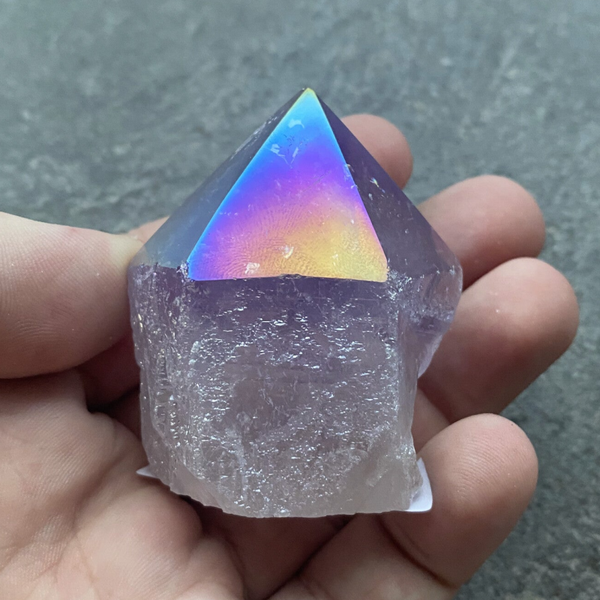 Aura amethist punt klein #1