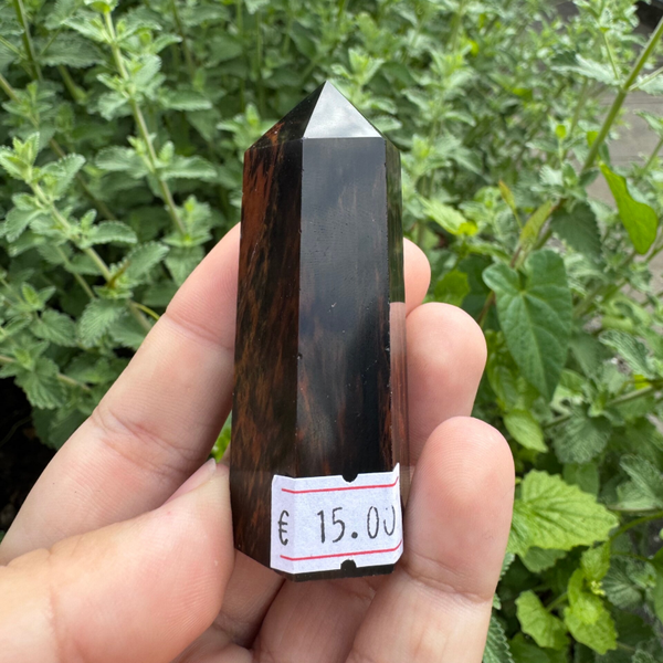 Mahonie obsidiaan obelisk #1