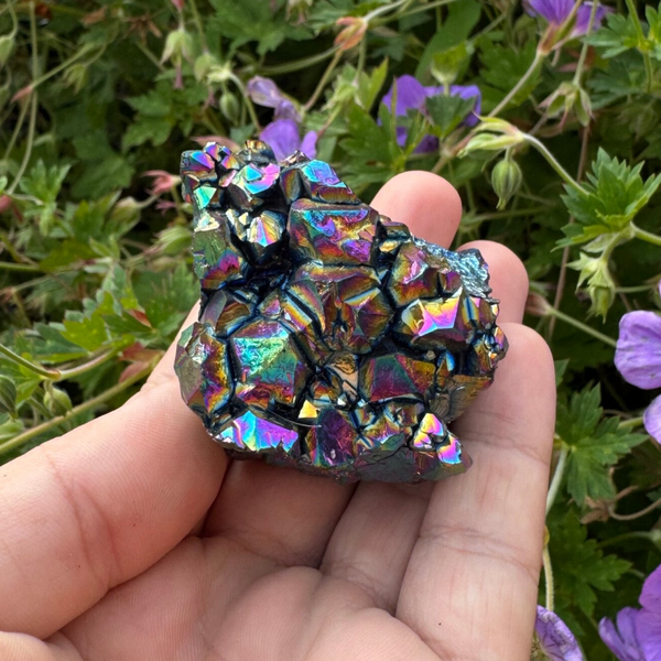 Regenboog titanium kwarts