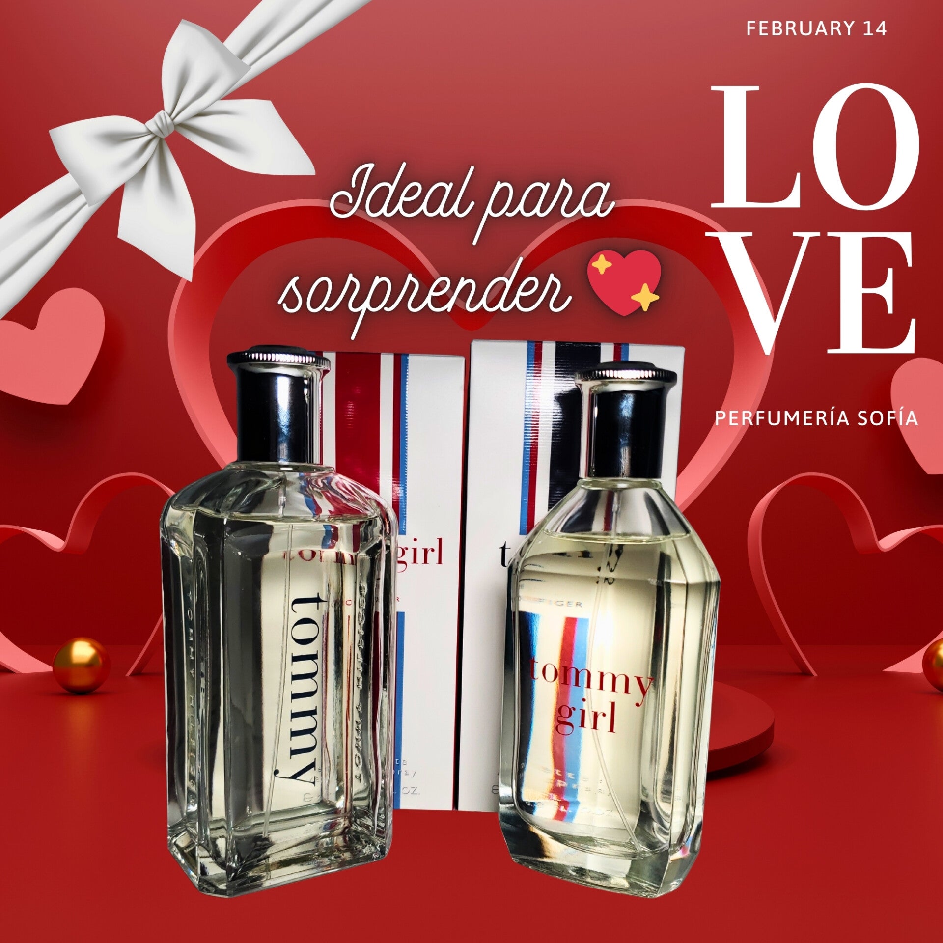 Kit de Perfumes Tommy Hilfiger para San Valentín | Tommy Girl + Tommy EDT – Regalo Clásico, Fresco y Romántico 14 de Febrero