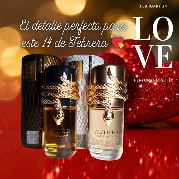 Kit de Perfumes Para San Valentín | Lattafa Musamam White Intense + Perfume Lattafa Musamam – Regalo Perfecto 14 Feb (Unisex, Duración & Elegancia)