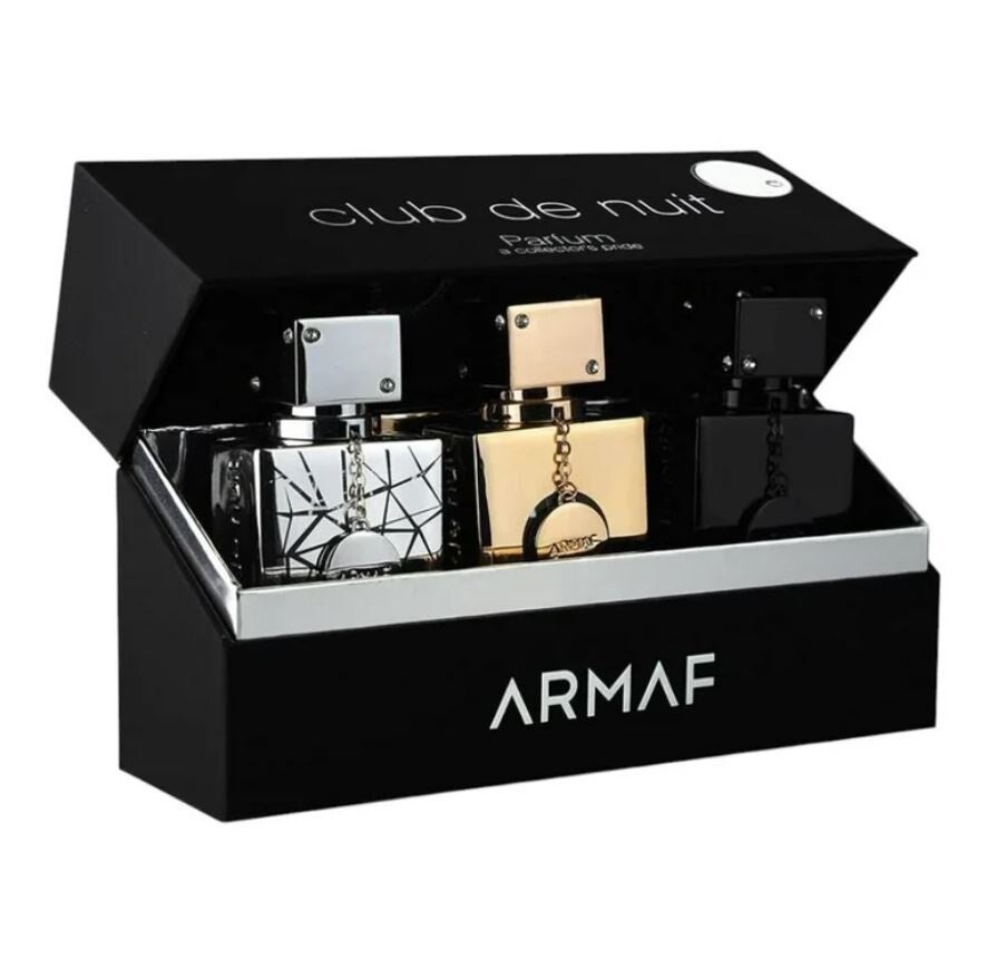 SET Club de Nuit Hombre 3 pz 30ml EDP by Armaf – Intense, Sillage y Milestone Original
