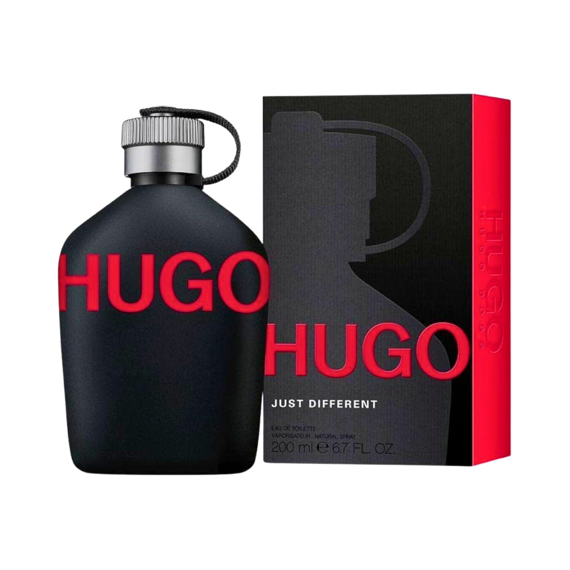 Fragancia Hugo Just Different 200 ml by Hugo Boss – Aromática Helecho para Hombre con Aroma a Menta Y Manzana Granny Smith