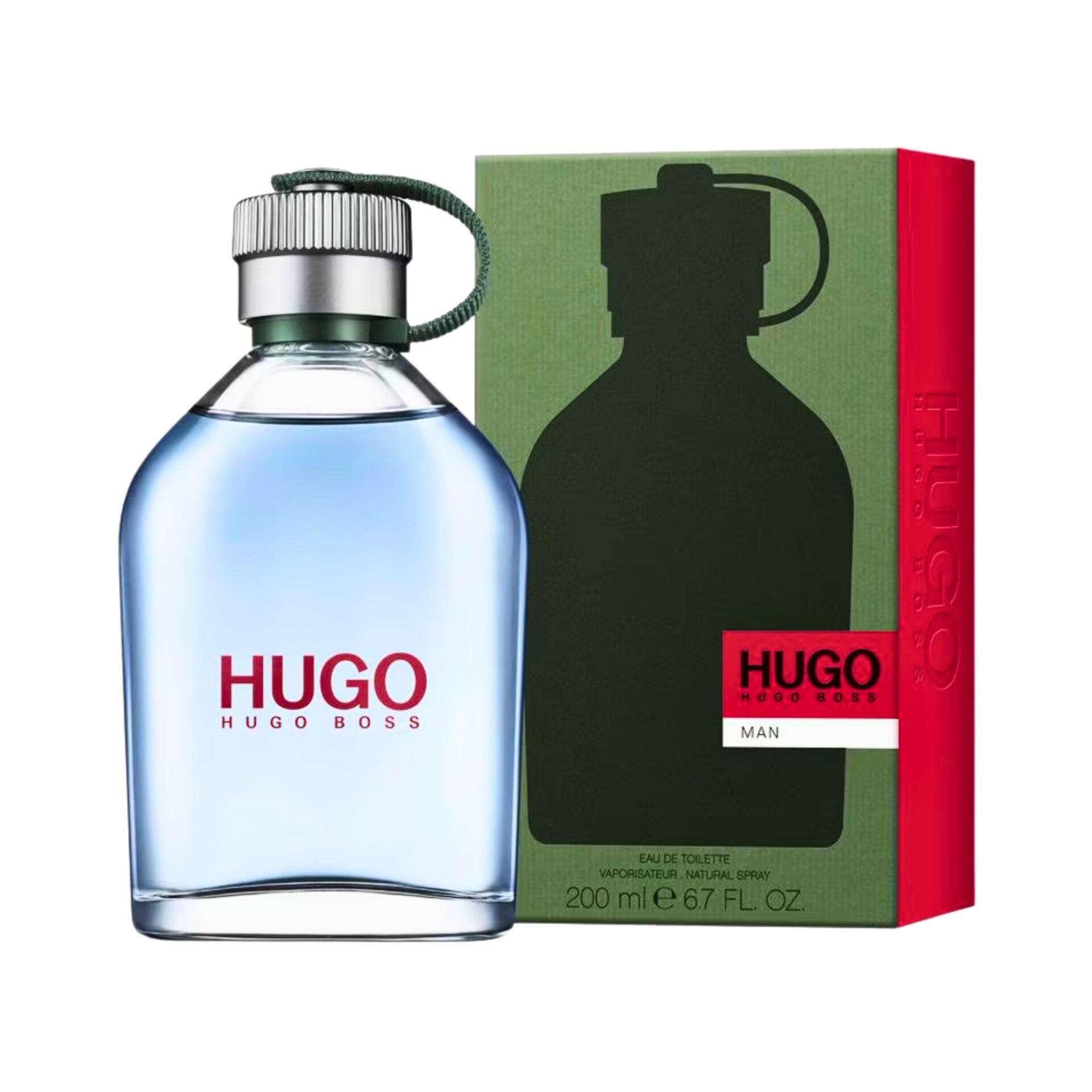 Fragancia Hugo Man 200 ml by Hugo Boss – Amaderada Aromática para Hombre con Aroma a Manzana Verde