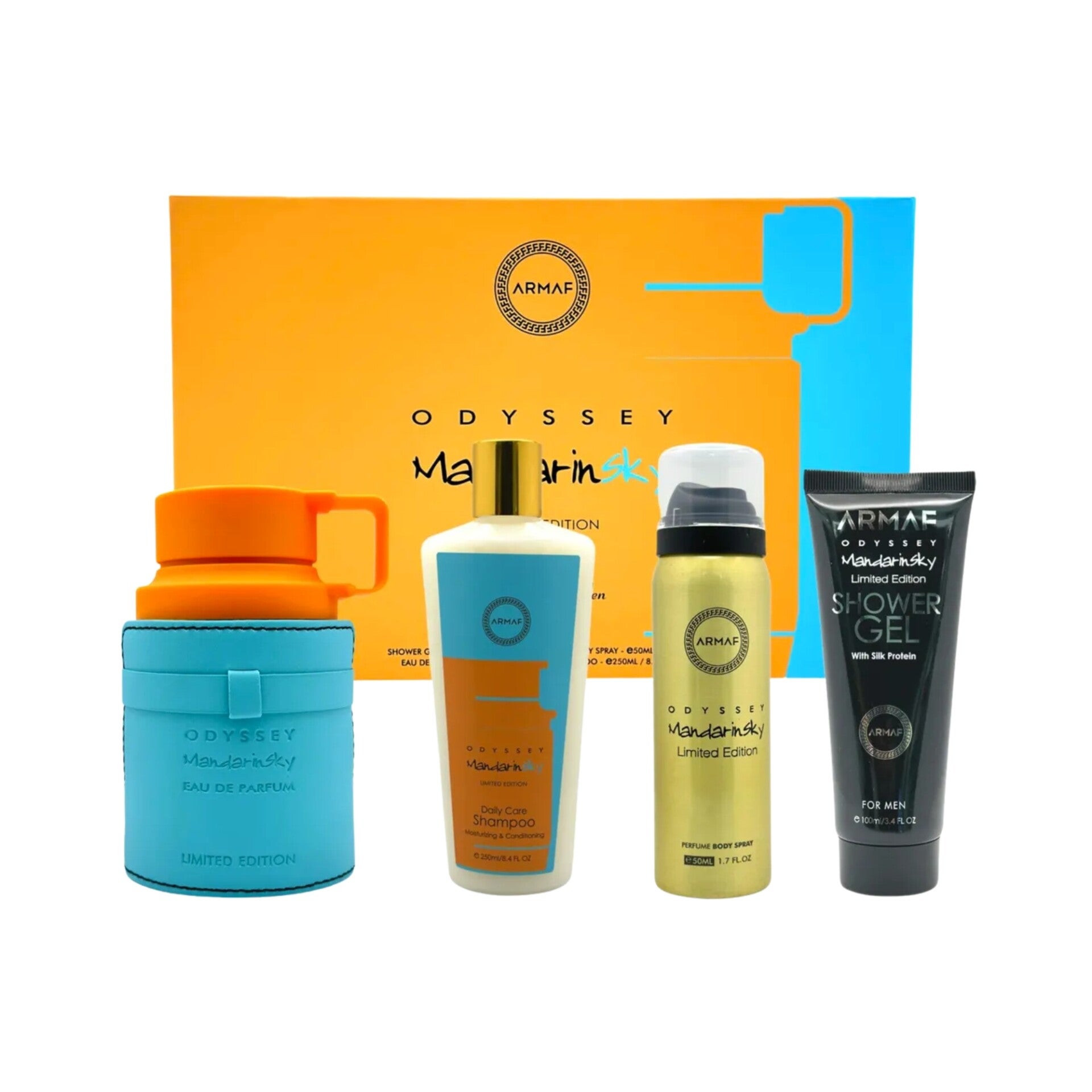 SET Odyssey Mandarin Sky Armaf EDP 100 ml + Body Spray + Shower Gel