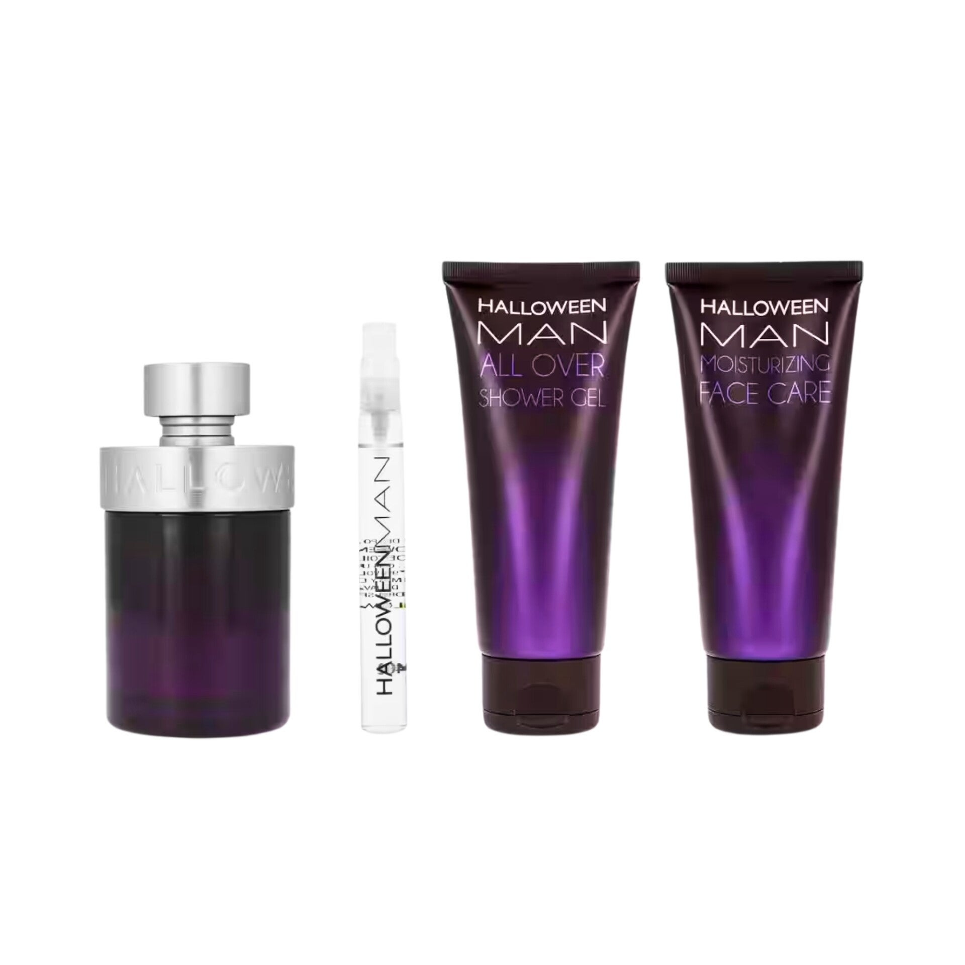 SET Halloween Man Perfume Hombre EDT 125 ml + Gel de Ducha + Face Care + Perfumer
