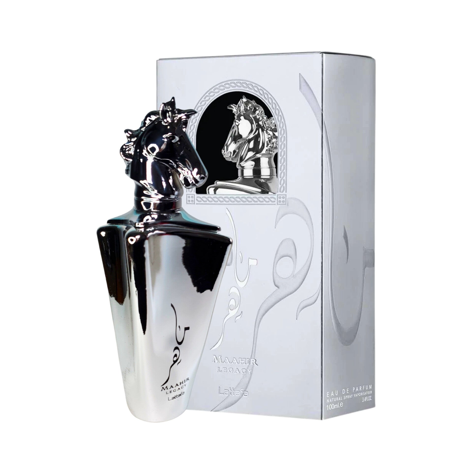 Fragancia Maahir Legacy 100 ml by Lattafa – Amaderada y Aromática para Hombre con Aroma a Cítricos, Menta y Lavanda