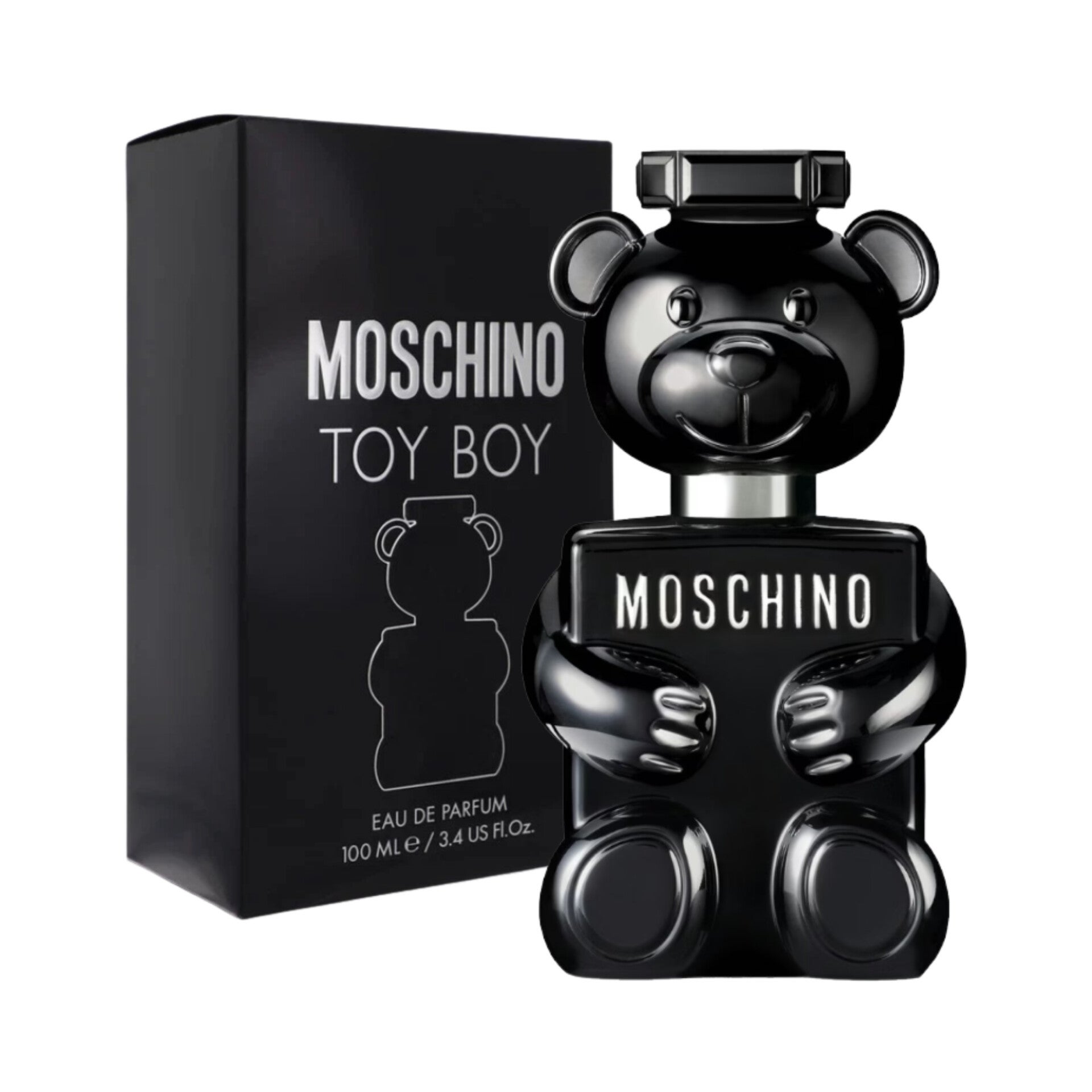 Fragancia Toy Boy 100 ml Moschino Beauty – Amaderada Especiada para Hombre con Aroma a Pimienta Rosa, Pera y Nuez Moscada