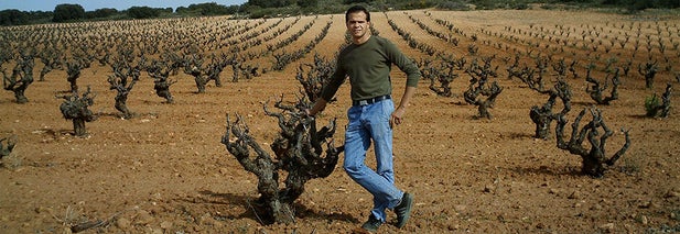 Juan Antonio Ponce met zijn Old Vines