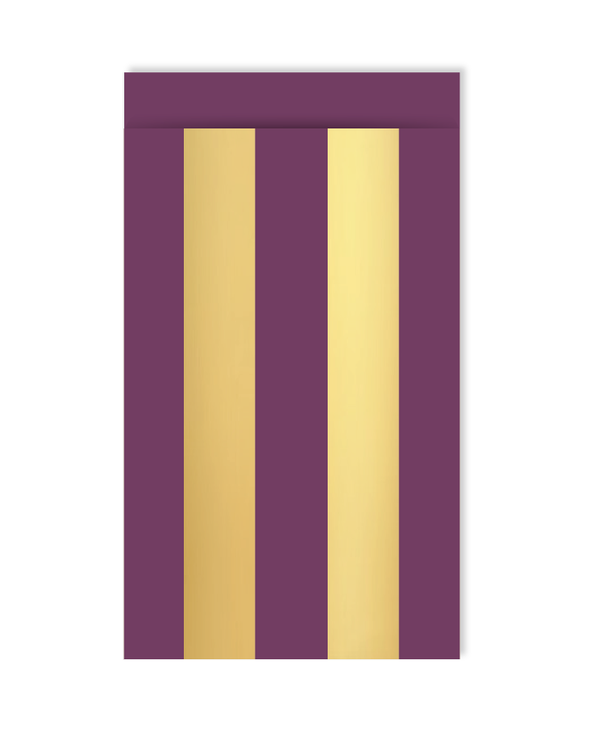 Cadeauzakje - Mauve/gold