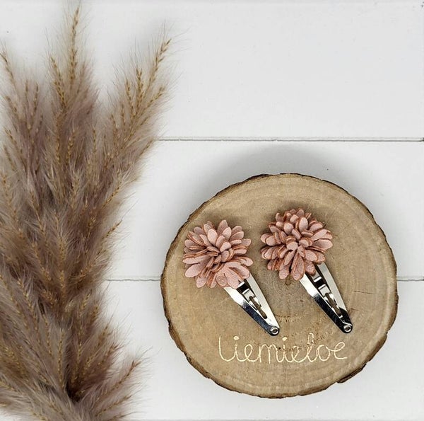 Haarclips Daisy 2 st - roze