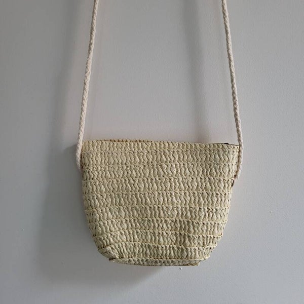 Tasje geweven beige