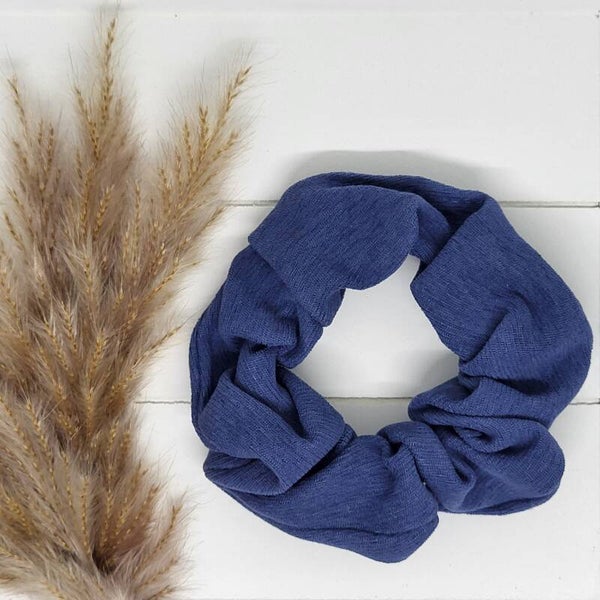 Scrunchie - donkerblauw