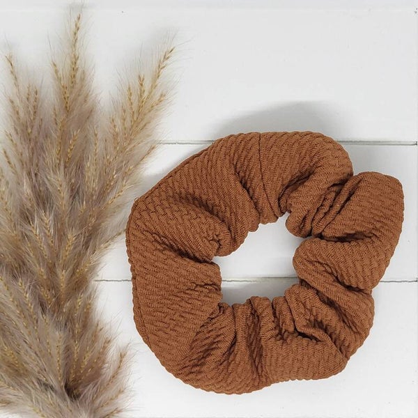Scrunchie - bruin kronkel