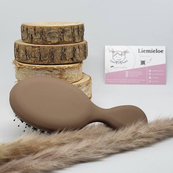 Haarborstel beige