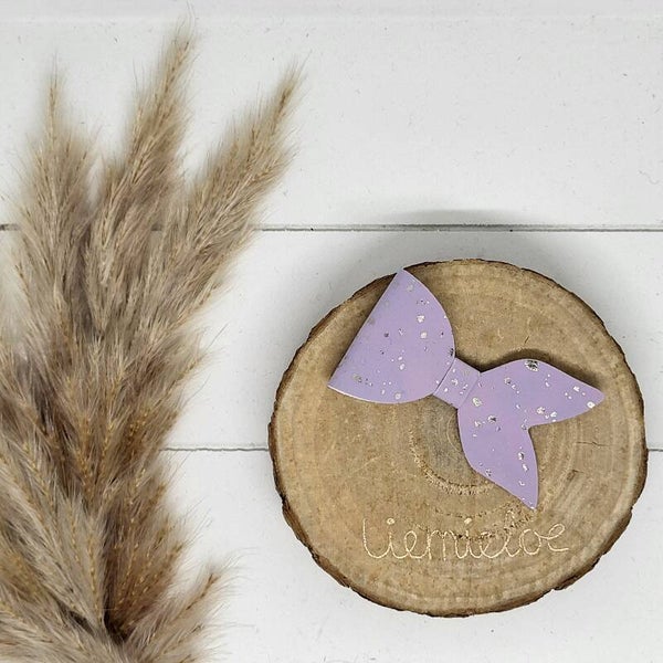 Haarspeld zeemeerminnenstaart - Glitterig paars