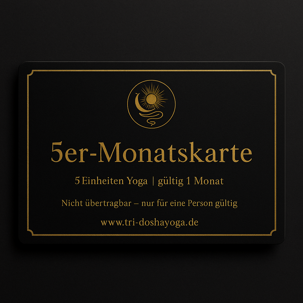 5'er oder 10'er Karte gültig im jeweiligen gekauften Monat