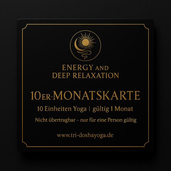 10'er Karte TriDosha Yoga