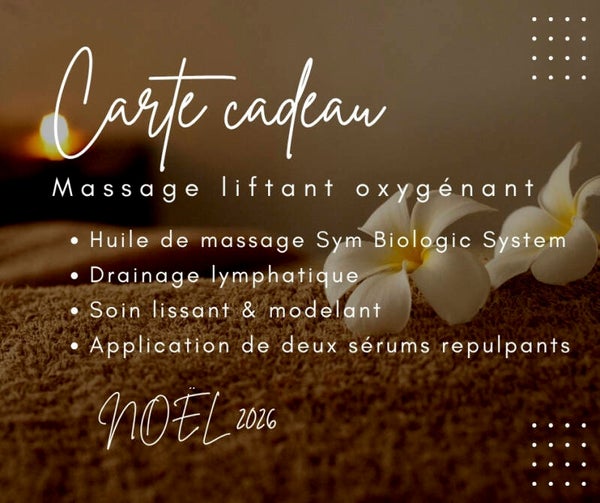 Carte cadeau massage liftant