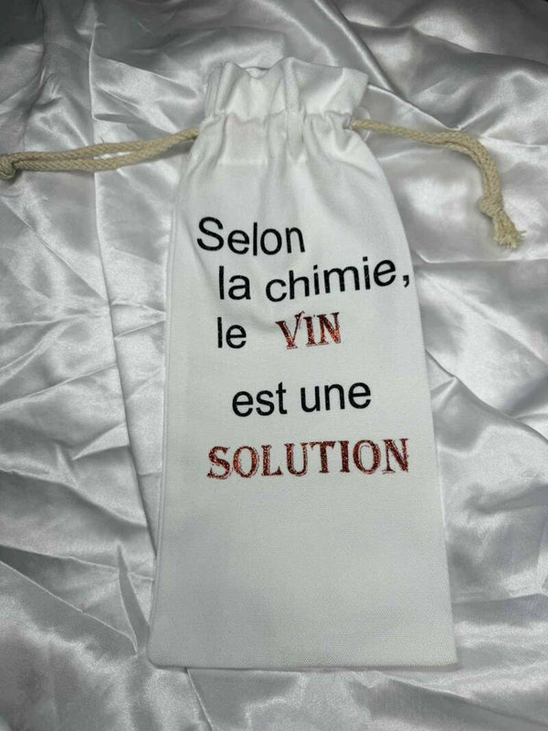 Sac de bouteille de vin réutilisables