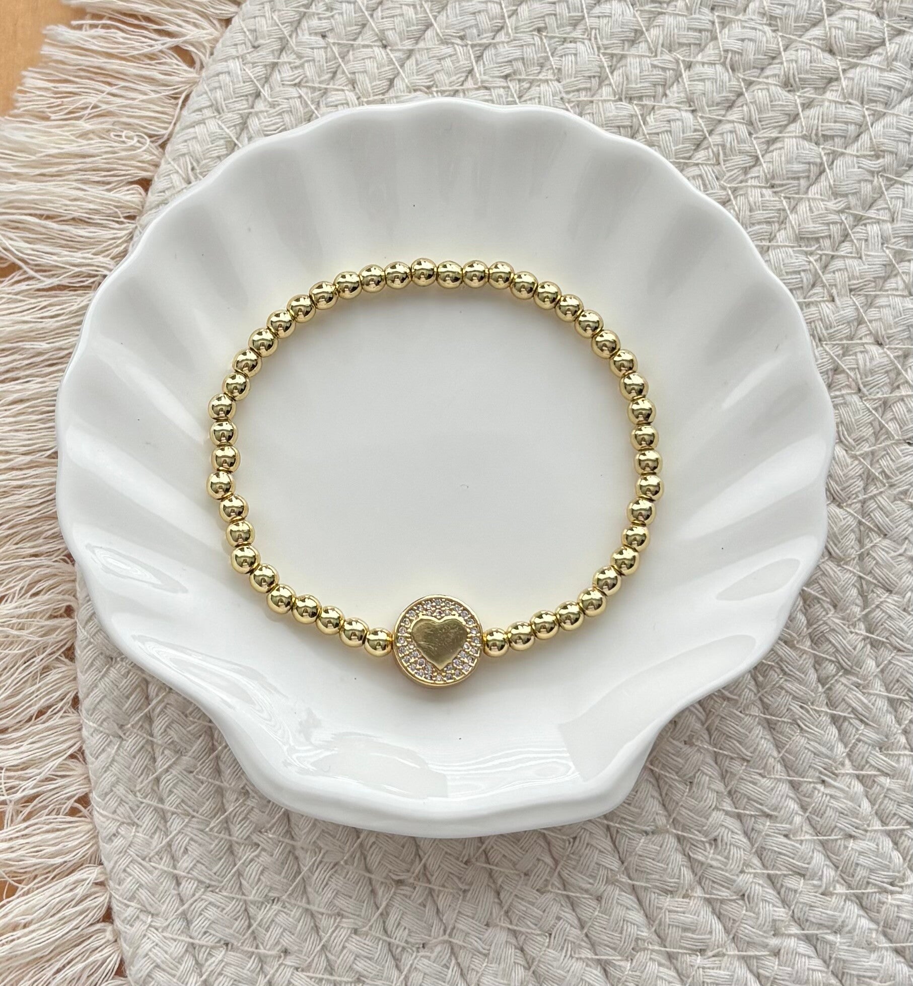 Armband Golden heart