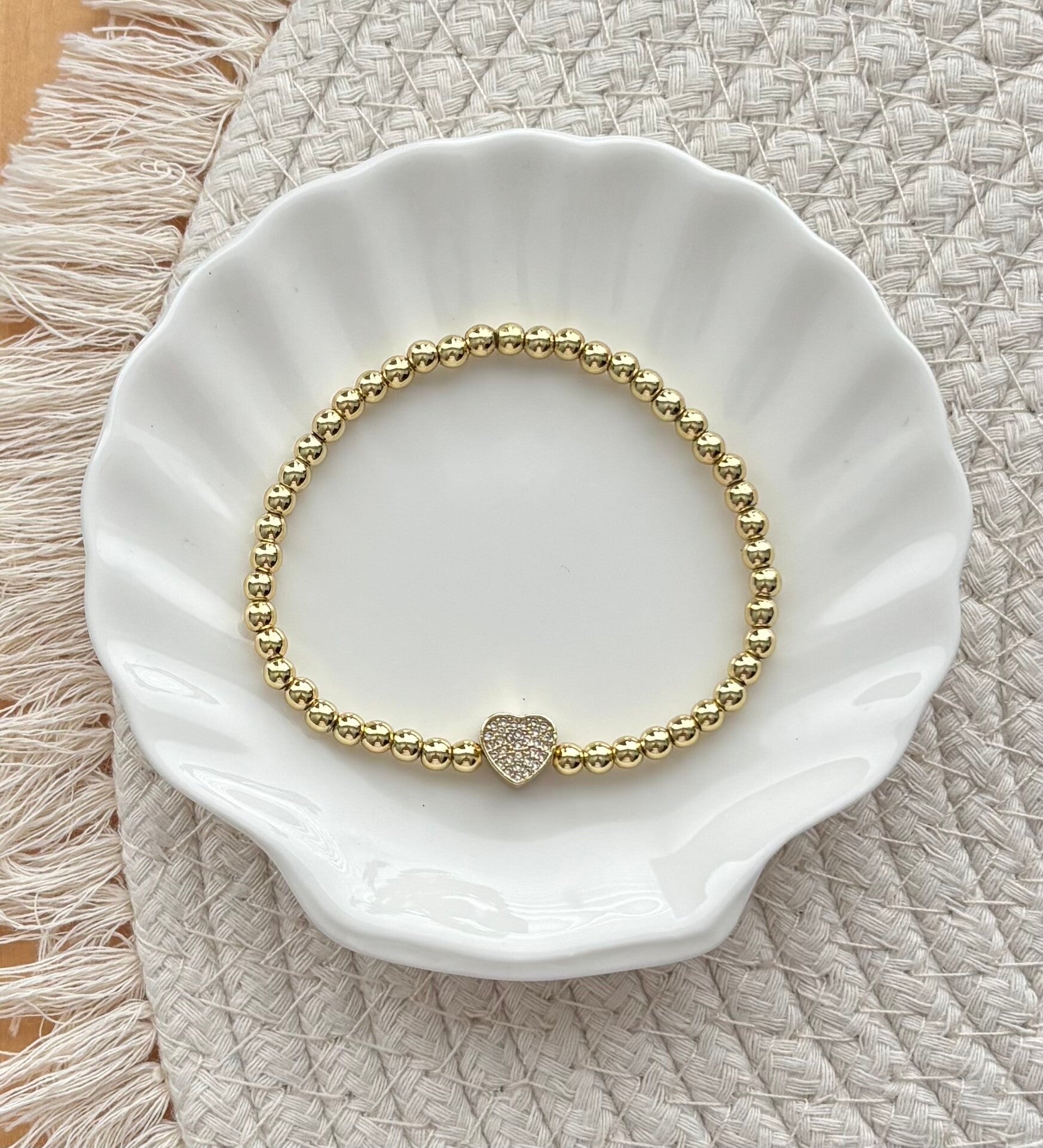 Armband Golden Sparkle Heart