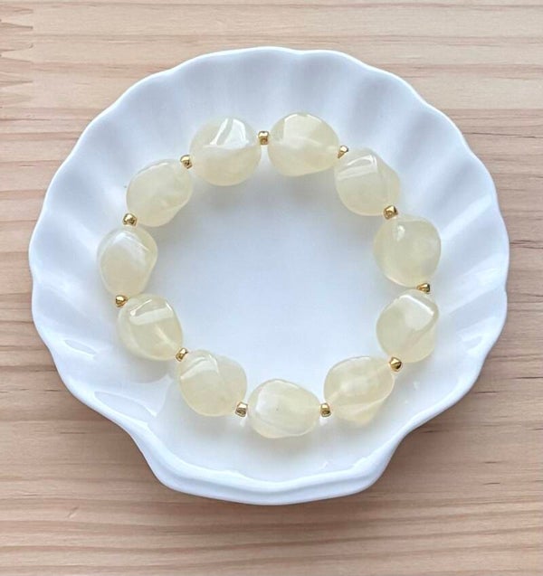 Armband Nugget Beige