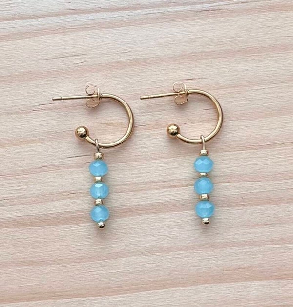 Oorbellen Blue Spring