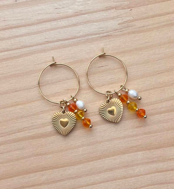 Oorbellen Spring Orange